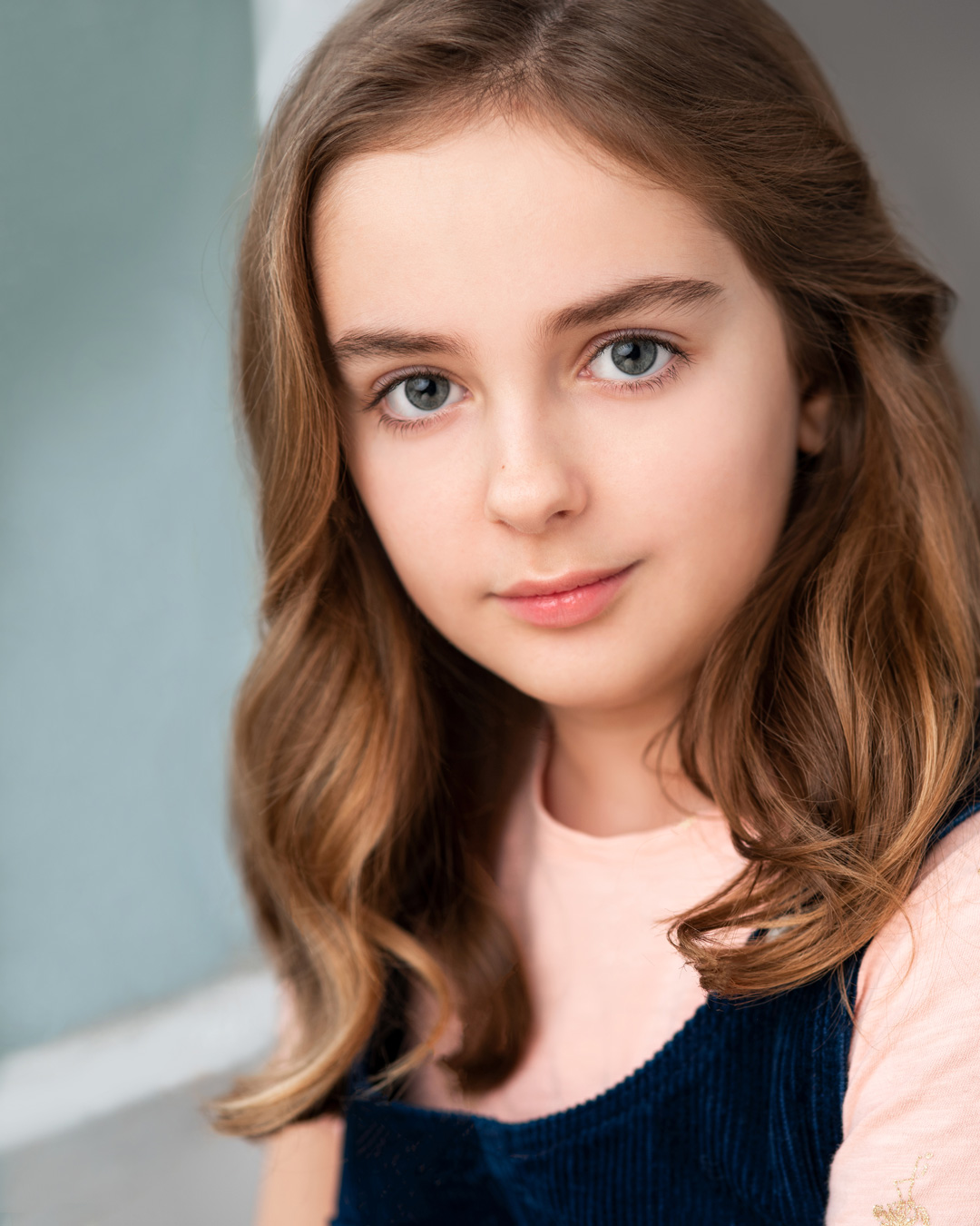 Actors headshot of child actor Ana Lale from LeBlanc school of acting